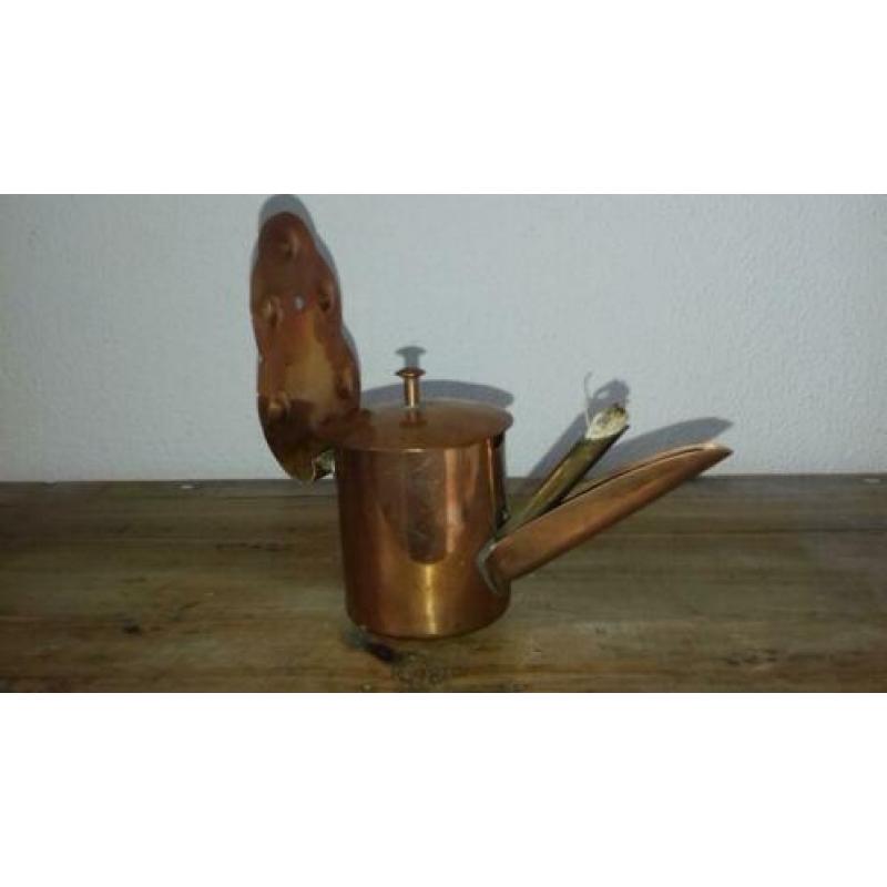 Olie lampjes tin en koper
