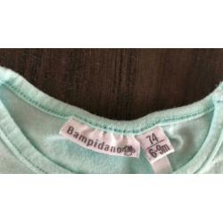 Jurkje met legging en longsleeve bampidano maat 74