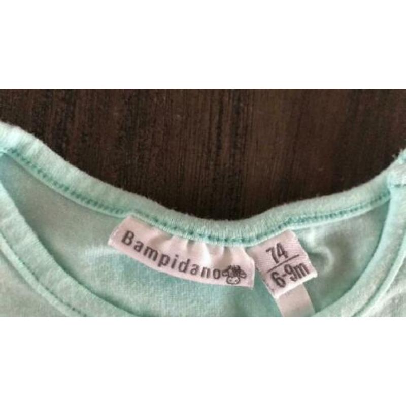 Jurkje met legging en longsleeve bampidano maat 74