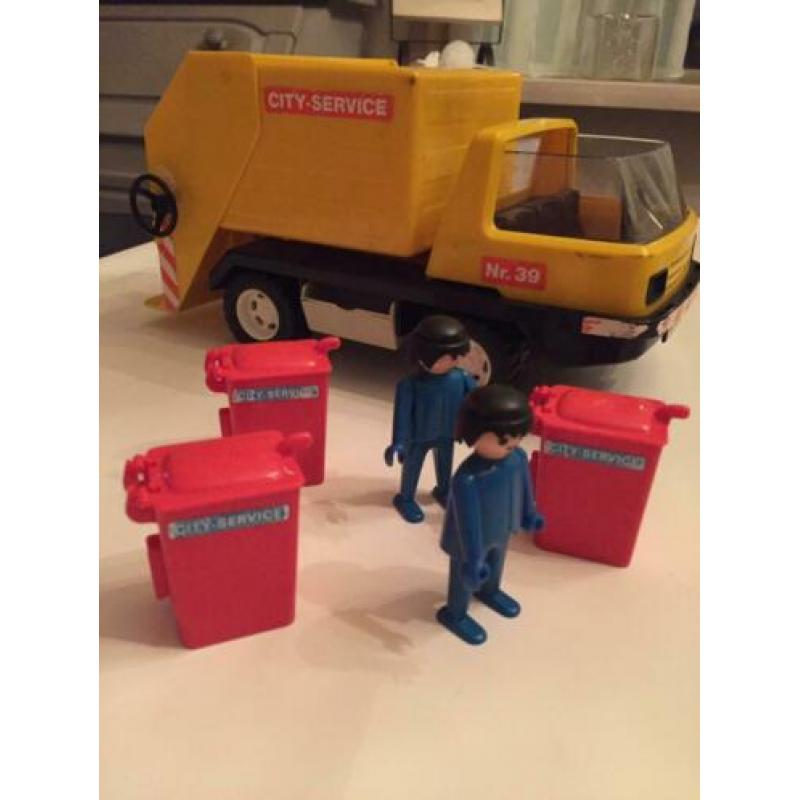 Playmobil vuilniswagen