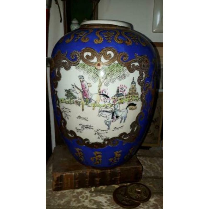 Set oude Chinese voorraadpotten