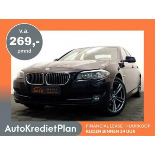 BMW 5 Serie 520D Sedan 184pk HIGH EXE M-SPORT Navi, Leer, Ca