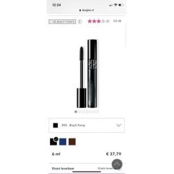 Dior mascara nieuw zwart pump ‘n volume diorshow