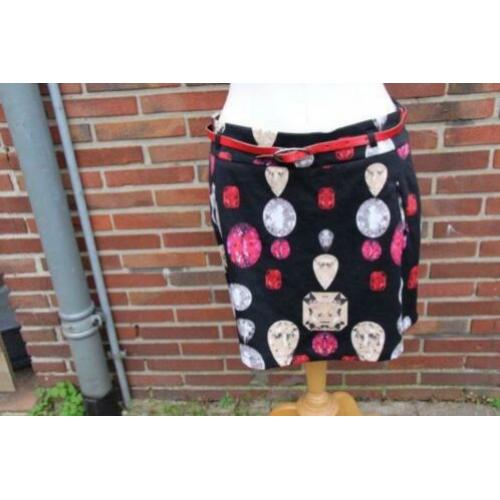 Rok zwart/kleur Lola liza mt 38 AANBIEDING