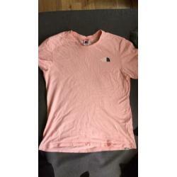 North face shirts roze/ groen maat M