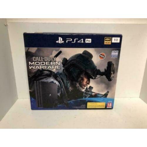 Playstation 4 Pro 1TB + Call of Duty Modern Warfare Nieuw!