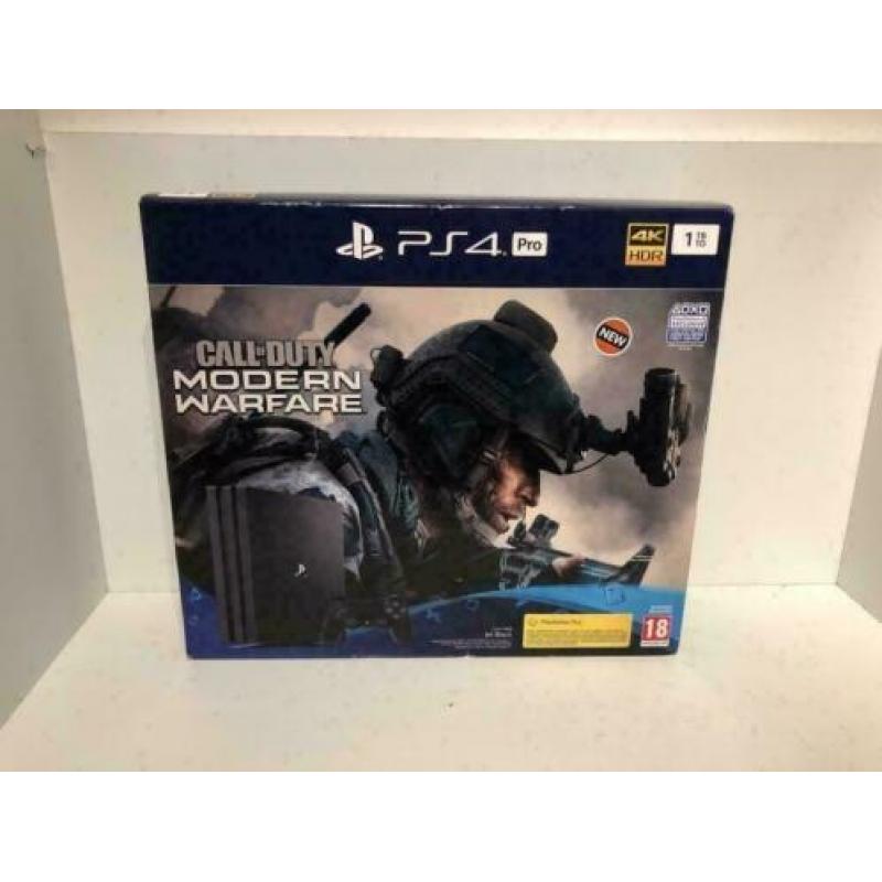 Playstation 4 Pro 1TB + Call of Duty Modern Warfare Nieuw!