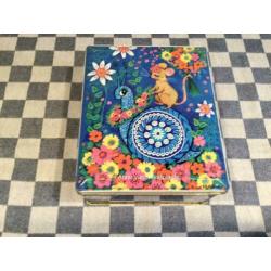 Vintage blik - Erika - slak en muis made in England