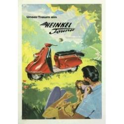 Blikken Scooter Heinkel Tourist