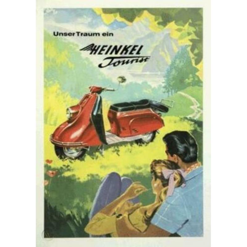 Blikken Scooter Heinkel Tourist