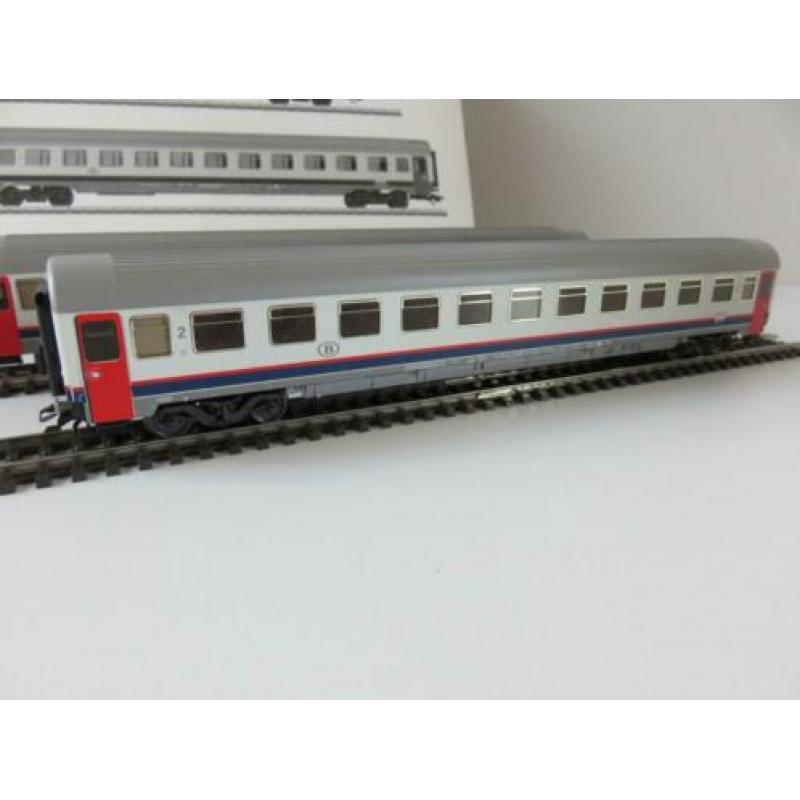 Marklin 42741 Eurofima-Wagen I6 SNCB/NMBS met 2 rijtuigen