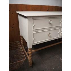 Brocante ladekast dressoir tvkast vintage antiek engels