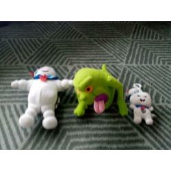 Ghostbusters knuffels slimer marshmallow man stay puft