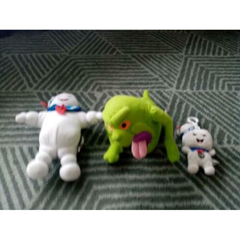 Ghostbusters knuffels slimer marshmallow man stay puft