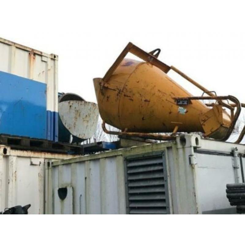 Beco betonkubel stortkubel 750 Liter kubel