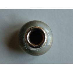 Wit met glitter, past ook op TROLLBEADS