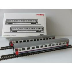 Marklin 42741 Eurofima-Wagen I6 SNCB/NMBS met 2 rijtuigen