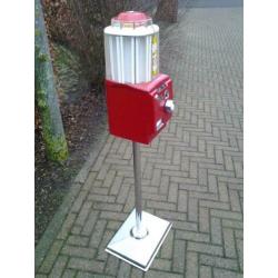 Northwestern kauwgom pakjes automaat op poot sixties fifties