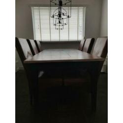 Eettafel teakhout