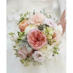 bruidsboeket, trouwboeket met echte bloemen