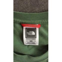 North face shirts roze/ groen maat M