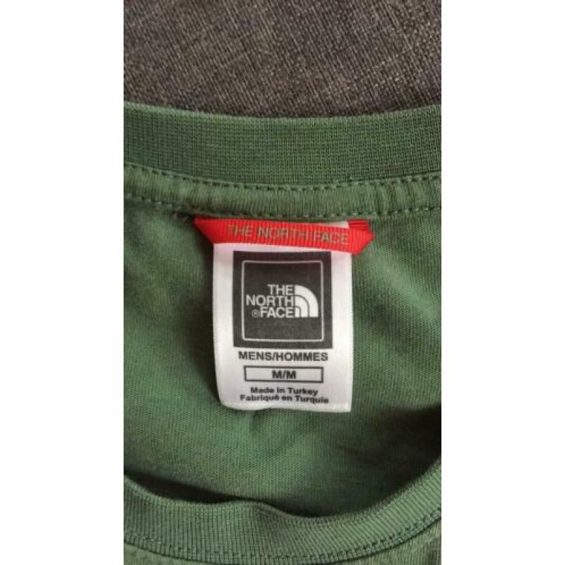 North face shirts roze/ groen maat M