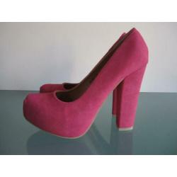 GRATIS VERZENDEN | NIEUWE luxe roze pumps 35