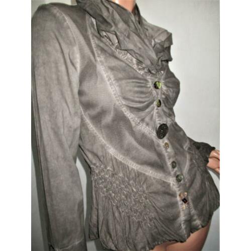 ELISA CAVALETTI ! Grijze blouse mt 36.