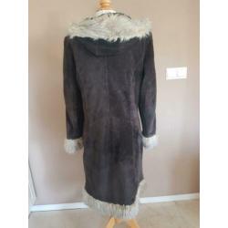 Mooie suede dames jas. Maat: L/ 40