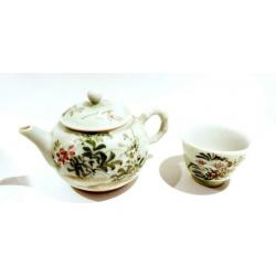 19e eeuws "celadon" Chinees/Japans theesetje