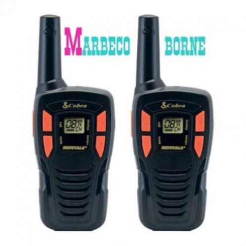 Portofoon,Walkie Talkie set Cobra, USB lader, incl. batt.