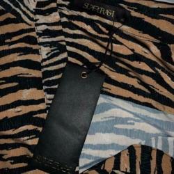 * SUPERTRASH, mt 34/XS * Het allerleukste tijgerprint jurkje
