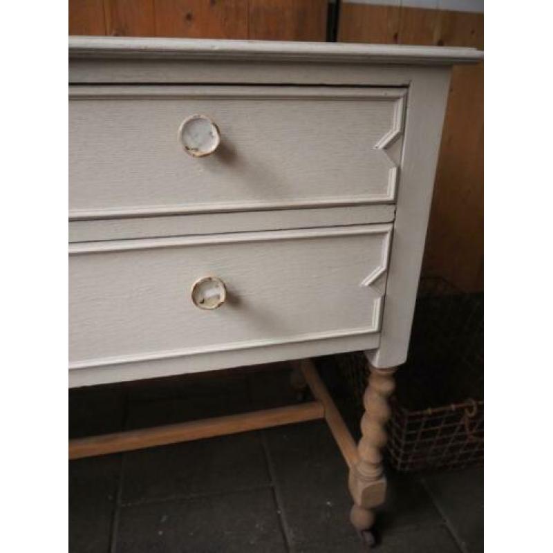 Brocante ladekast dressoir tvkast vintage antiek engels
