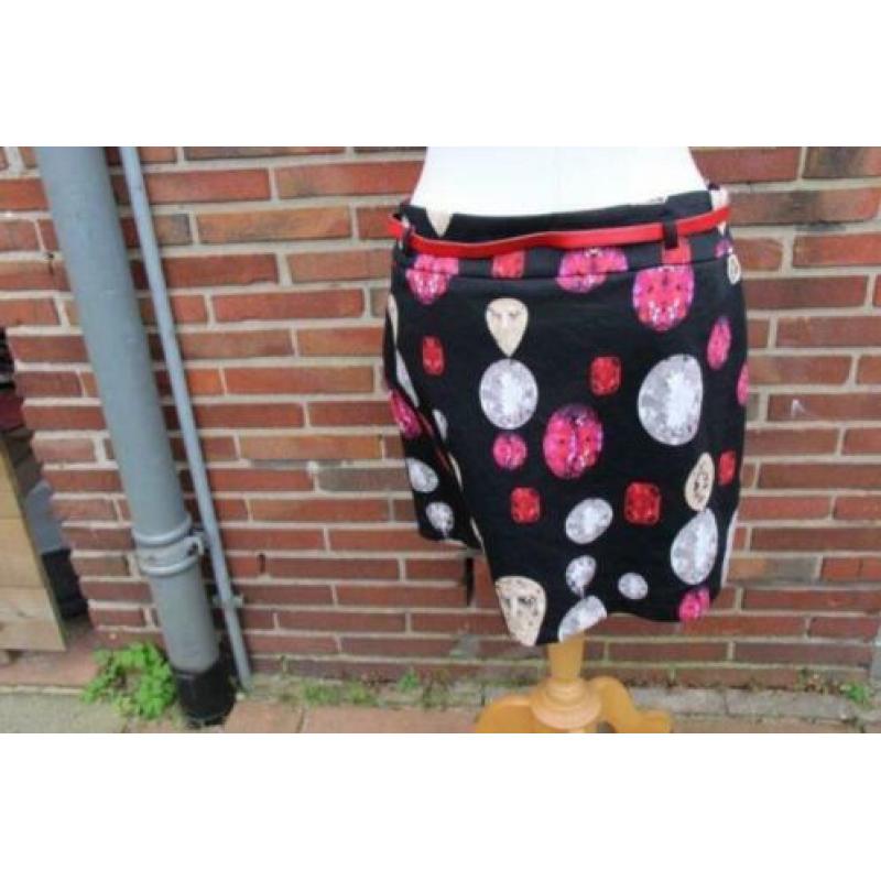 Rok zwart/kleur Lola liza mt 38 AANBIEDING