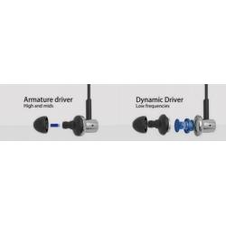 Xiaomi Piston Mi IV Hybrid Earphones zilverkleurig origineel