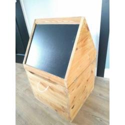 Houten opbergkist / speelgoedkist