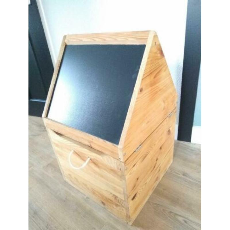 Houten opbergkist / speelgoedkist