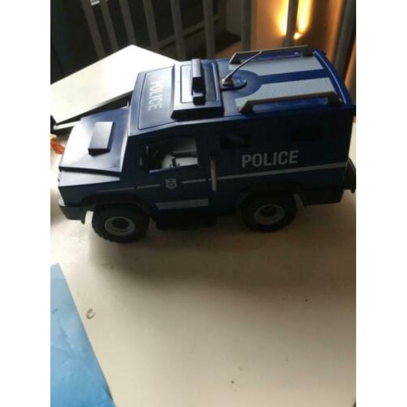 Playmobiel politie wagen en boot