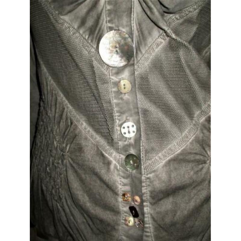 ELISA CAVALETTI ! Grijze blouse mt 36.