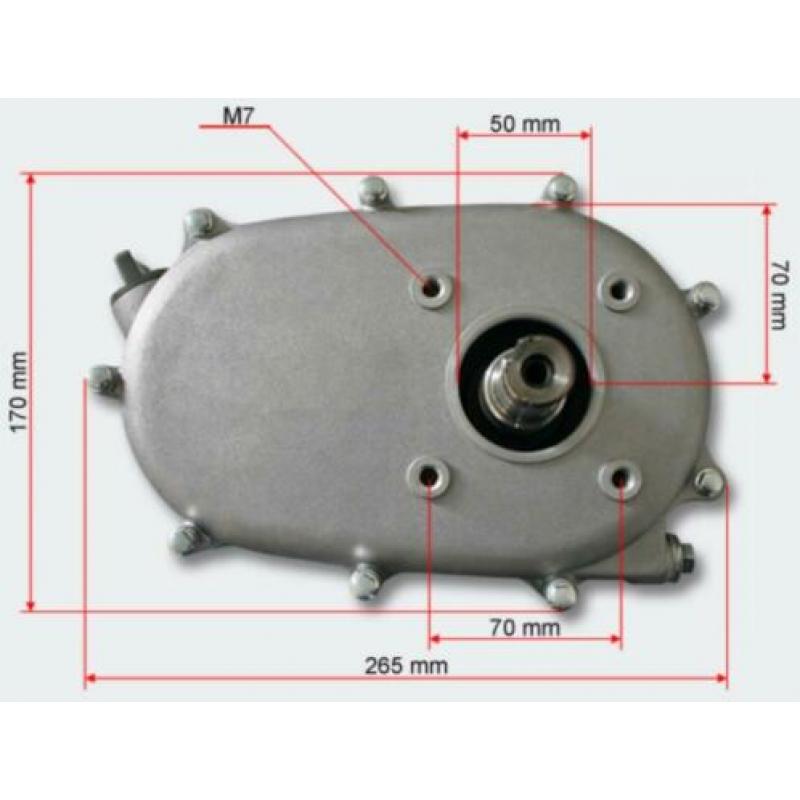 Koppeling (olie) voor Q1 motoren (20mm)