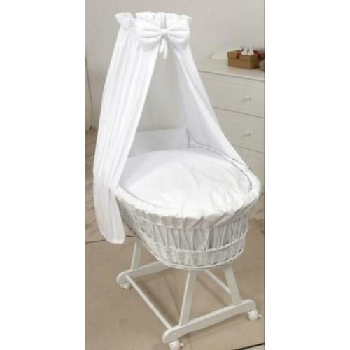Wieg rotan wit