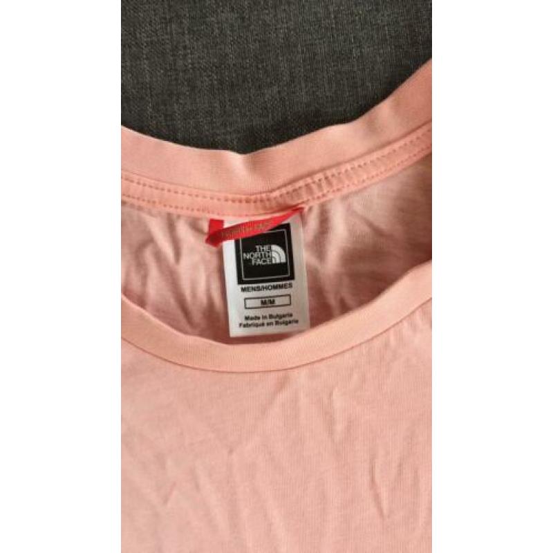 North face shirts roze/ groen maat M