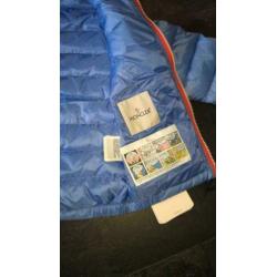 Nieuw moncler tussenjas maat 110 5Y lichtblauw