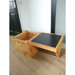 Houten opbergkist / speelgoedkist