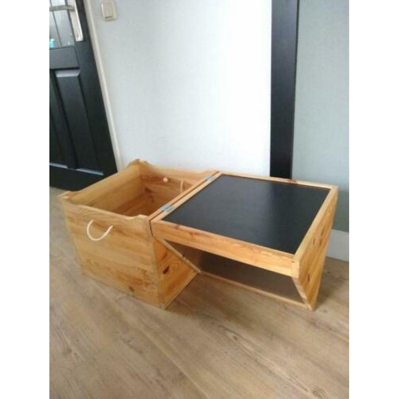 Houten opbergkist / speelgoedkist