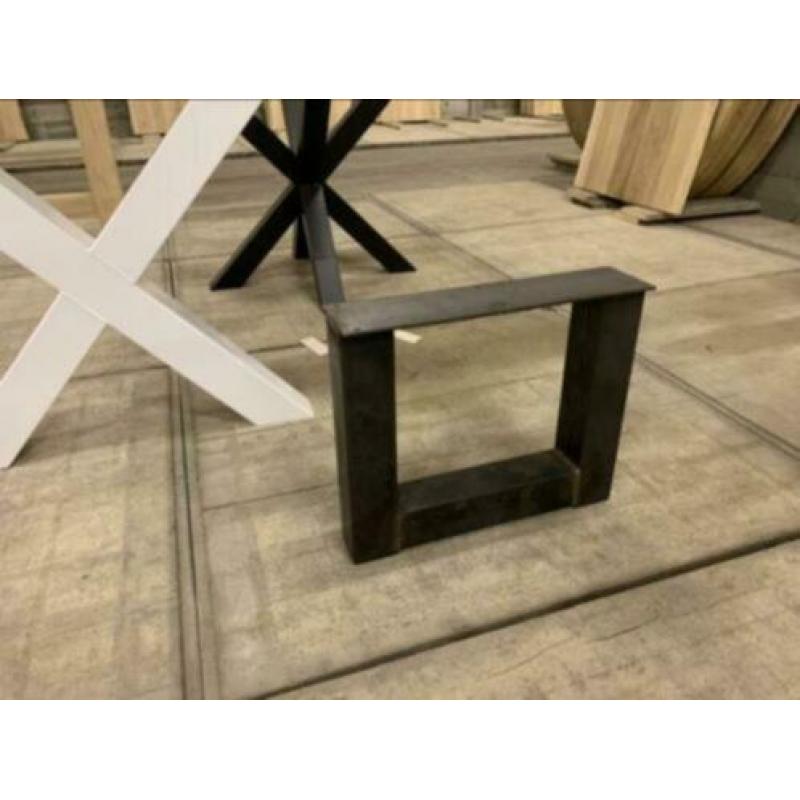 AANBIEDING stalen tafelpoten matrix poot u x tafel poten