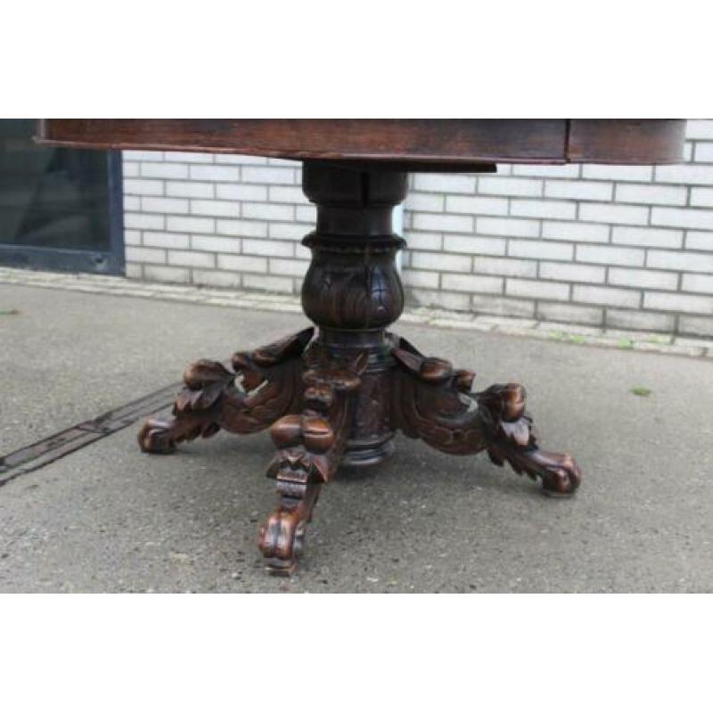 antieke jacht vossenkop tafel
