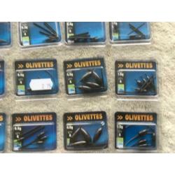 adv 117 / NIEUW set 16 blisters oilivettes PRESTON
