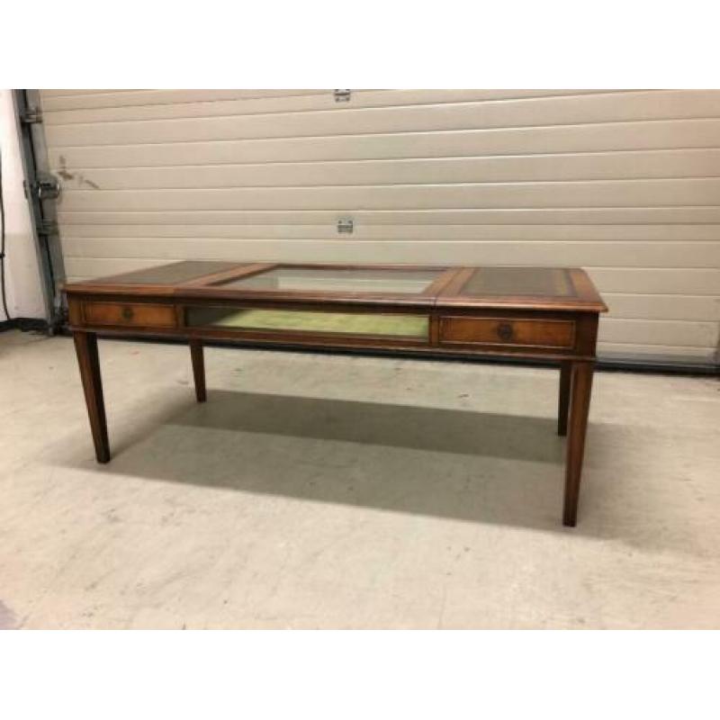 Vintage houten reprodux salontafel