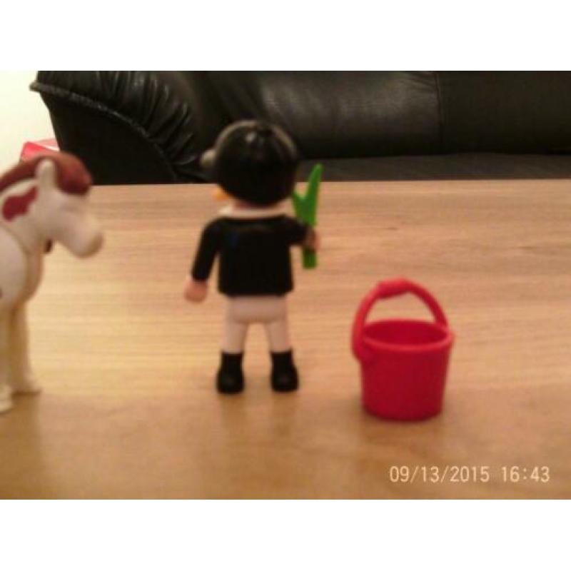 playmobil 4641 meisje met pony (extra een zweepje)